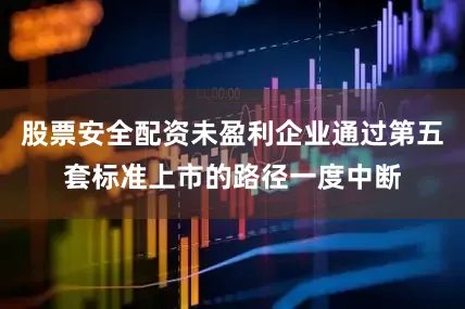 股票安全配资未盈利企业通过第五套标准上市的路径一度中断